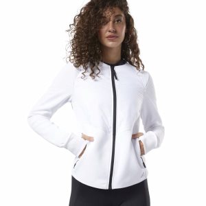 Reebok Thermowarm Deltapeak Padded Jacke Damen - Weiß - DE 481-LAN